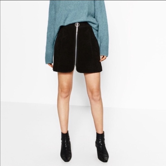 Zara Suede Mini Skirt - Picture 8 of 8